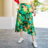 8GIRLS DESIGN PLEATED SKIRT IN VINTAGE FLORAL - boopdo