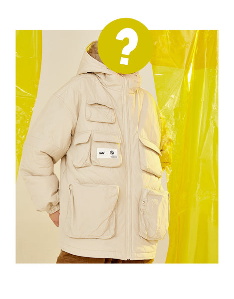 ROKXIE RHOPIC MARTENDE MID LENGTH COTTON HOODED JACKET - boopdo