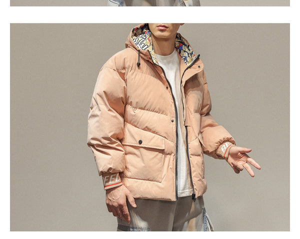 NOIVAS PENDOVA STREET CLOTHING STYLE HOODED JACKET - boopdo