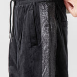 SPARRO TWOX STRAIGHT CASUAL SWETPANTS IN BLACK - boopdo