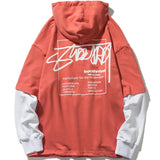 ALPOLZA STORT ROYD GRAFFITI TWO PIECE PULLOVER HOODIE - boopdo