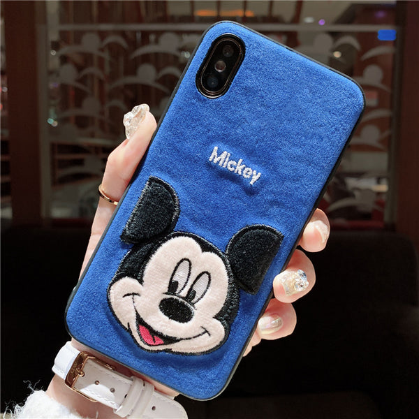 CUTIE MOUSES BOOPDO DESIGN APPLE IPHONE CASES IN BLUE AND RED - boopdo