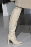 ZOPLULA MAX MILAN FASHION STYLE OVER THE KNEE SEXY LEATHER BOOTS - boopdo