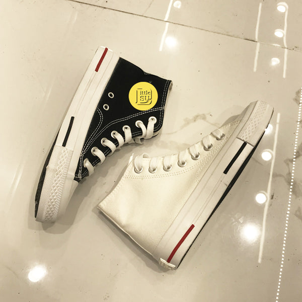 LUXE SEVEN DESIGN HIGH TOP TRAINERS - boopdo