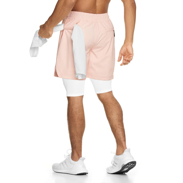 THE GYM NATION ATHLETICA TWO IN ONE SHORT PANTS - boopdo