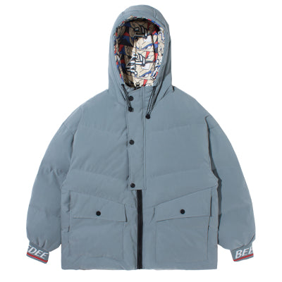 NOIVAS PENDOVA STREET CLOTHING STYLE HOODED JACKET - boopdo
