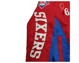 HOME FEME HIP HOP BASKETBALL SIXERS QUILTED VARSITY JACKET
