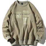BRUGI BROOKLYN STAY OUT OF MY TERRITORY CREW NECK SWEATSHIRT - boopdo