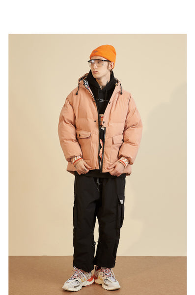 NOIVAS PENDOVA STREET CLOTHING STYLE HOODED JACKET - boopdo