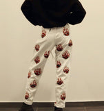 OBITUAR TOKYO ZOMBIE FLAME GRAFFITI CASUAL SWEATPANTS - boopdo