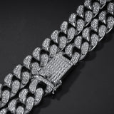ZACK DONNA AUSTRIAN RHINESTONE CUBAN HIP HOP RAP CHAIN - boopdo