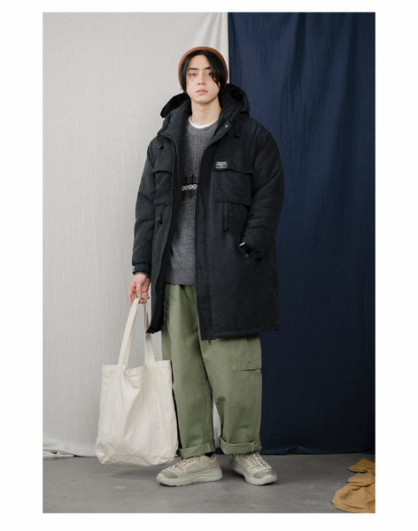SWAGGER BOTTERA OCASIO URBAN STYLE MID LENGTH HOODED JACKET - boopdo