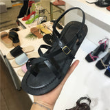 LUXE SEVEN DESIGN TOE LOOP SANDALS - boopdo