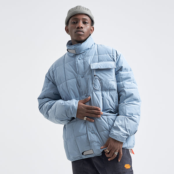STONE SINN HE ON THE EDGE SOMEDNE DESIGN HIGH NECK DOWN JACKET - boopdo