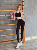BOOPDO LOLI DESIGN CROPPED TRACKSUIT WITH SIDE STRIPE AND LETTERS DETAIL - boopdo