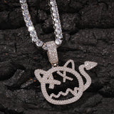 TUG WILLIA CARTOON LITTLE DEVIL CHAIN COPPER NECKLACE - boopdo