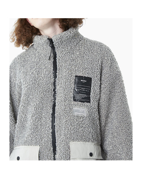 FOROZA RONDI BEEDEE FAUX FUR FULL ZIP CARDIGAN - boopdo