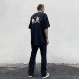 EVIL DOOR GAMBLER BASEBALL COACH SHORT SLEEVED JERSEY T SHIRT - boopdo