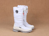 AMERICAN CLUB SOFT SHELL WATERPROOF OUTDOOR SNOW BOOTS IN WHITE - boopdo