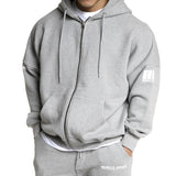 ANDERO PUSHA MUSCLE BROTHERS FULL ZIP CASUAL HOODIE PULLOVER - boopdo