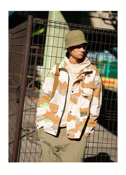 POLAZO BEEDEE HIGH NECK CASUAL STREET WEAR CASUAL WINDBREAKER JACKET - boopdo