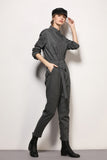 C4MORE HIPSTER MASTER YODA RETRO STYLE WOOLEN WIDE LEG JUMPSUIT - boopdo