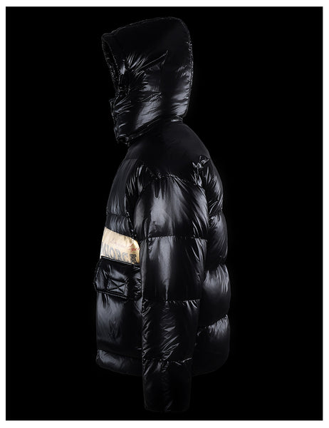 SCOTTY MOIRZAP DAME COTTON PADDED THICK HOODED JACKET - boopdo