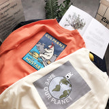 BOOPDO DESIGN SAVE OUR PLANET RELAXED SWEATSHIRT - boopdo