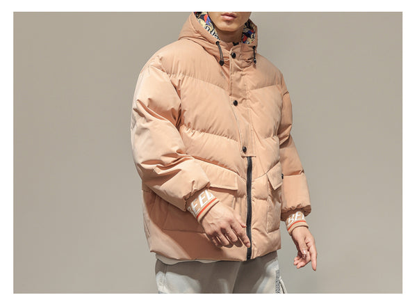 NOIVAS PENDOVA STREET CLOTHING STYLE HOODED JACKET - boopdo