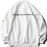 VIGOLAMO OBLIQUE HIGH NECK BASEBALL WINDBREAKER JACKET - boopdo