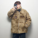 COMU GANJA KOREAN URBAN STYLE WOOLEN THICK JACKET - boopdo
