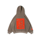 ZAHARA ZADLIE FAUX FUR HOODIE PULLOVER WITH KANGAROO POCKET - boopdo