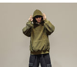 ZAHARA ZADLIE FAUX FUR HOODIE PULLOVER WITH KANGAROO POCKET - boopdo