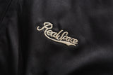 REAL SPACE PEACE STUDIO HIGH NECK SPORTIVE UNISEX JACKET IN BLACK - boopdo