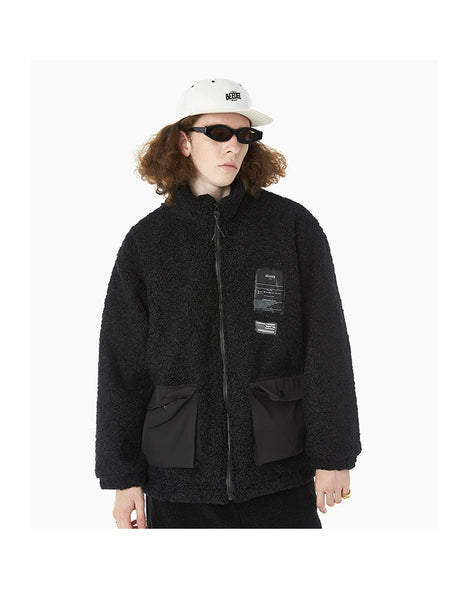 FOROZA RONDI BEEDEE FAUX FUR FULL ZIP CARDIGAN - boopdo