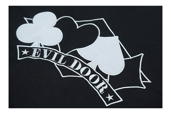 EVIL DOOR GAMBLER BASEBALL COACH SHORT SLEEVED JERSEY T SHIRT - boopdo