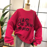 SIMDA I LIKE YOU ARE DIFFERENT RELAXED SWEATSHIRT - boopdo