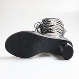 PROVA PERFETTO HUFFO WOFO OPEN TOE KNEE HIGH LEATHER SANDALS - boopdo