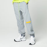 NFWYS ZAOBAMO HAMMER SHAPED STRIPED REFLECTIVE SWEATPANTS IN GRAY - boopdo