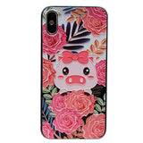CUTIE PIGS BOOPDO DESIGN FRAME WORK APPLE IPHONE CASES - boopdo