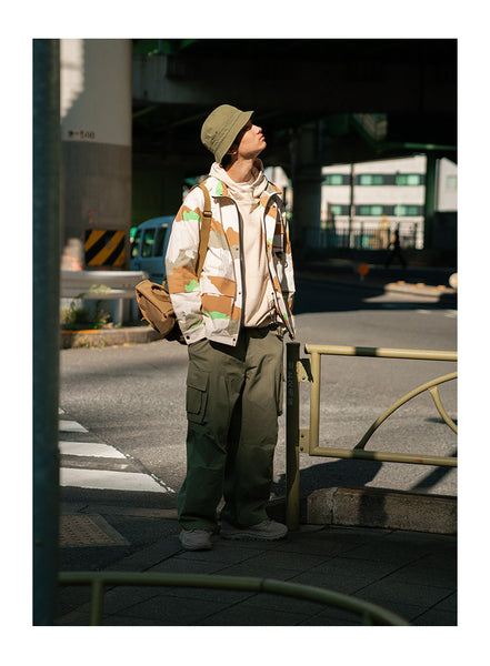 POLAZO BEEDEE HIGH NECK CASUAL STREET WEAR CASUAL WINDBREAKER JACKET - boopdo