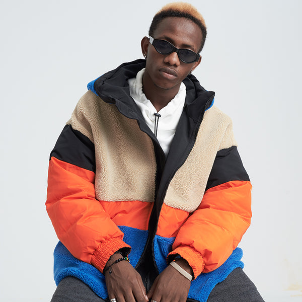 SHOTE SINN HE ON THE EDGE REVERSIBLE COTTON HOODED JACKET - boopdo