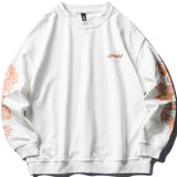 MAOQIAOYI DRAGON RETRO OLD FASHION CREW NECK SWEATSHIRT - boopdo
