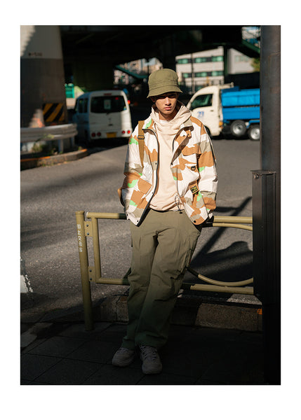 POLAZO BEEDEE HIGH NECK CASUAL STREET WEAR CASUAL WINDBREAKER JACKET - boopdo