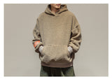 ZAHARA ZADLIE FAUX FUR HOODIE PULLOVER WITH KANGAROO POCKET - boopdo