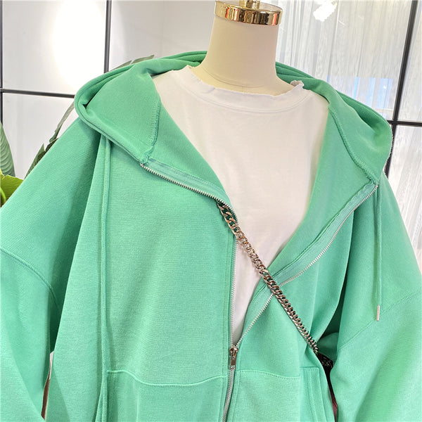 SIMDA ZIP UP HOODIE - boopdo