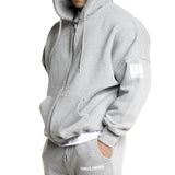 ANDERO PUSHA MUSCLE BROTHERS FULL ZIP CASUAL HOODIE PULLOVER - boopdo