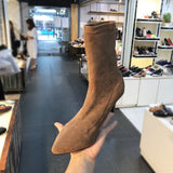 LUXE SEVEN DESIGN HEELED BOOTS WITH POINT TOE - boopdo
