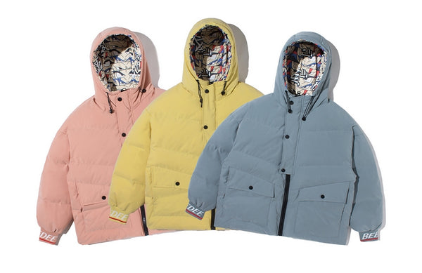 NOIVAS PENDOVA STREET CLOTHING STYLE HOODED JACKET - boopdo