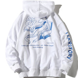 BRUGI DISQUT LAZY LIZARD PRINT PULLOVER HOODIE - boopdo